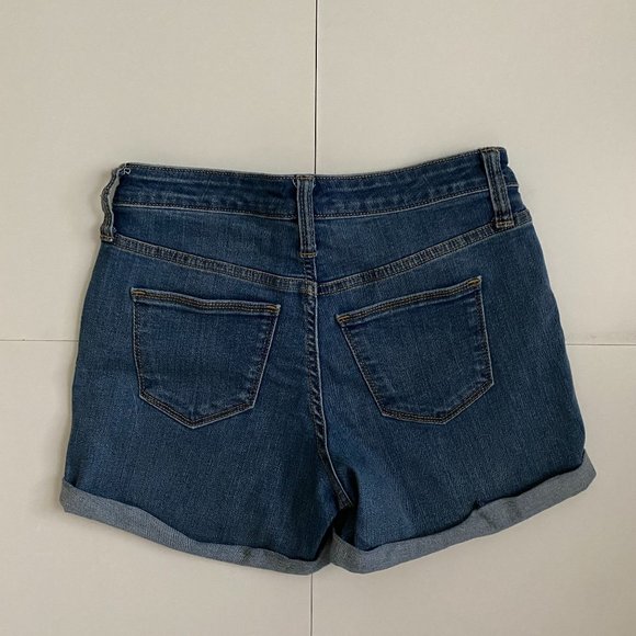 Medium Wash Jean Shorts - Picture 2 of 2